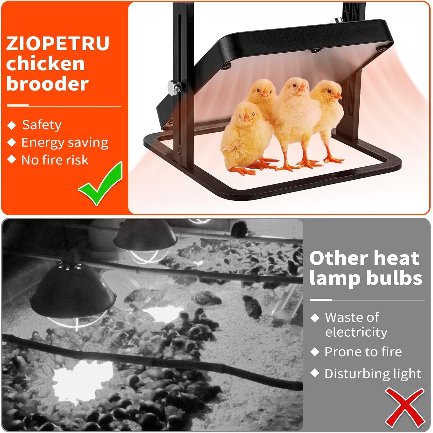 Small Brooding Kiosk With Pet Heating Heating Plate Safety Temperature Control Intelligent Chicken Heater