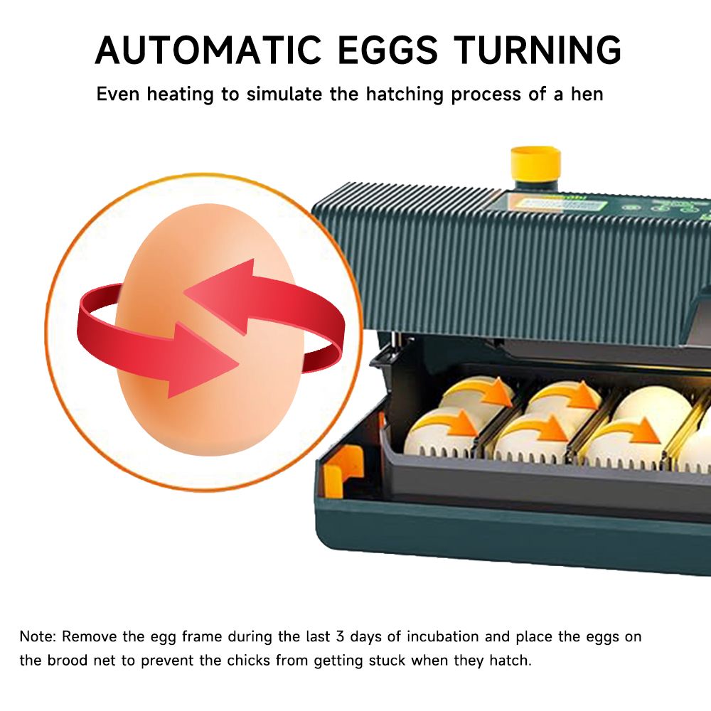 10 Eggs Incubator Intelligent Thermostatic And Automatic Turnover Poultry All-in-One Machine for Hatching Chicken