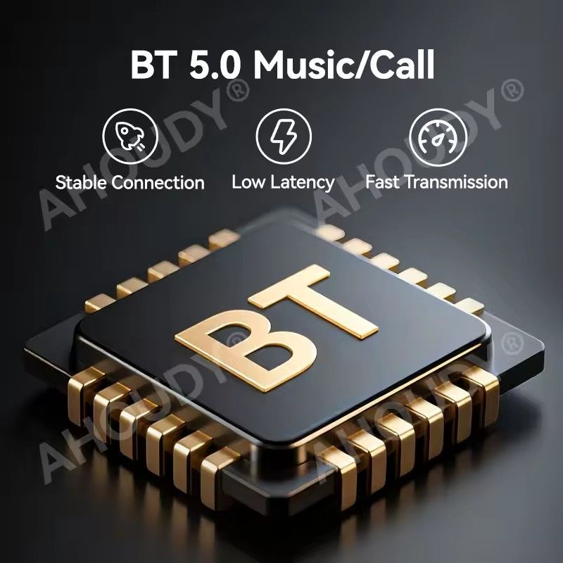 AHOUDY 5 inch Motorcycle Navigation Wireless CarPlay Android Auto IPX7 Screen Moto Monitor Portable