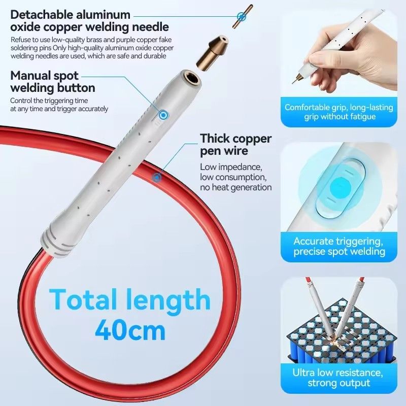 AWithZ UF20B New Farah Capacitor Spot Welding Machine Strong Soldering 0.4mm Solderable Copper for Phone Motherboard PCB Repair