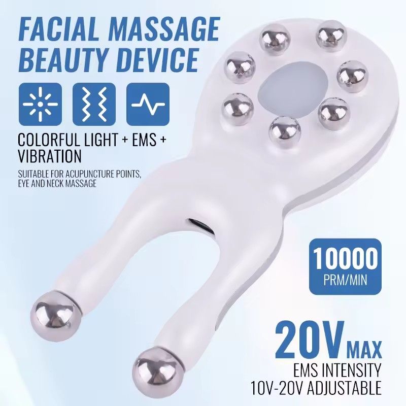 NEWEST 7 in 1 Face Lifting Device EMS Microcurrent Skin Rejuvenation LED Facial Neck Firming Massager Face Beauty Care Apparatus