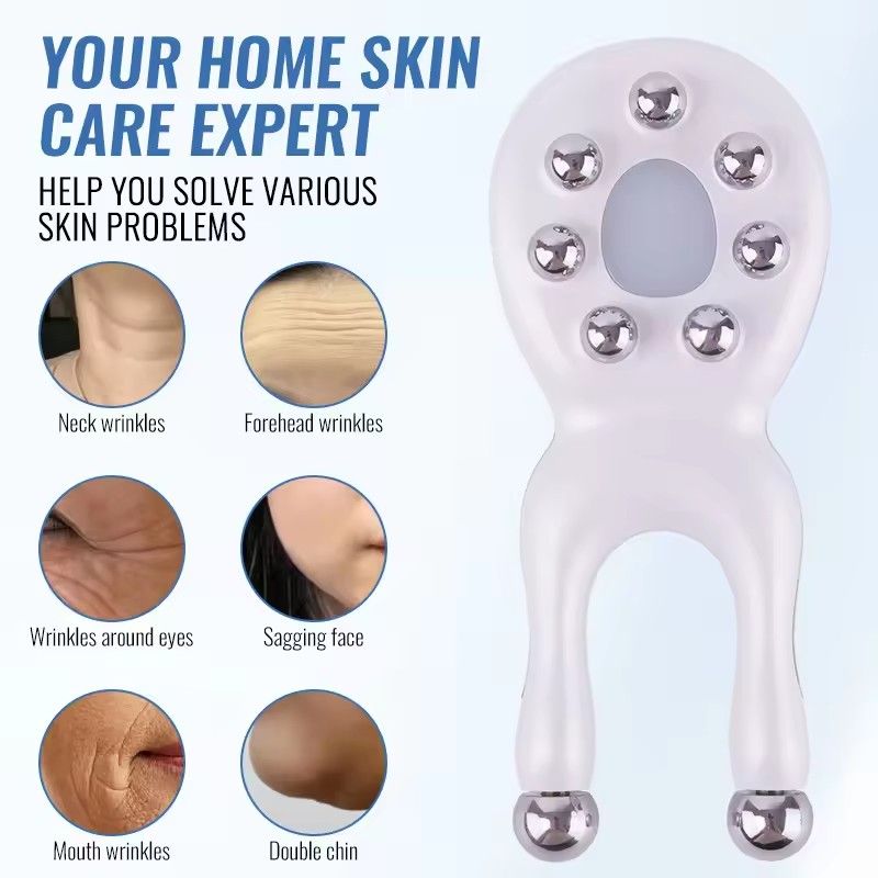 NEWEST 7 in 1 Face Lifting Device EMS Microcurrent Skin Rejuvenation LED Facial Neck Firming Massager Face Beauty Care Apparatus