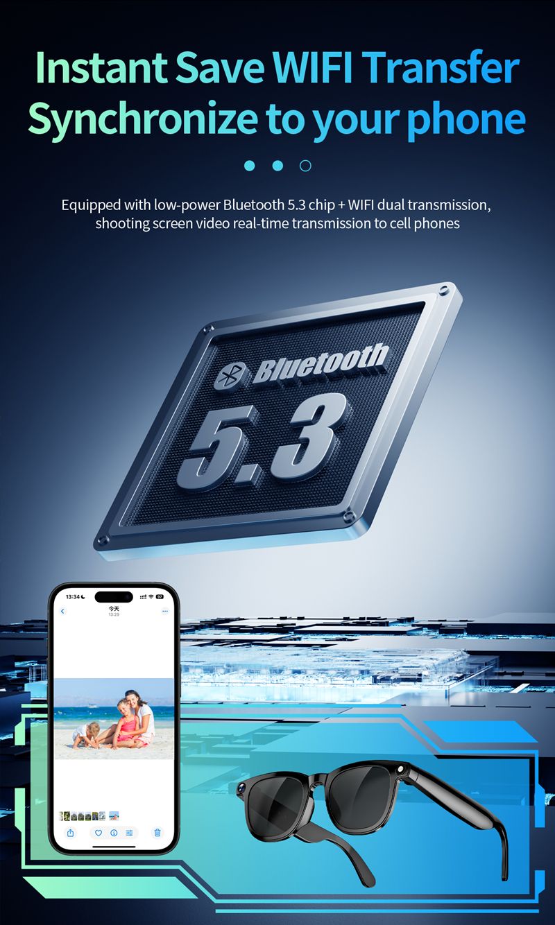 Xiaomi Cy01 Glasses Ai Intelligent Glasses 800w Hd Camera Black Technology Picture Translation Video Call Photography