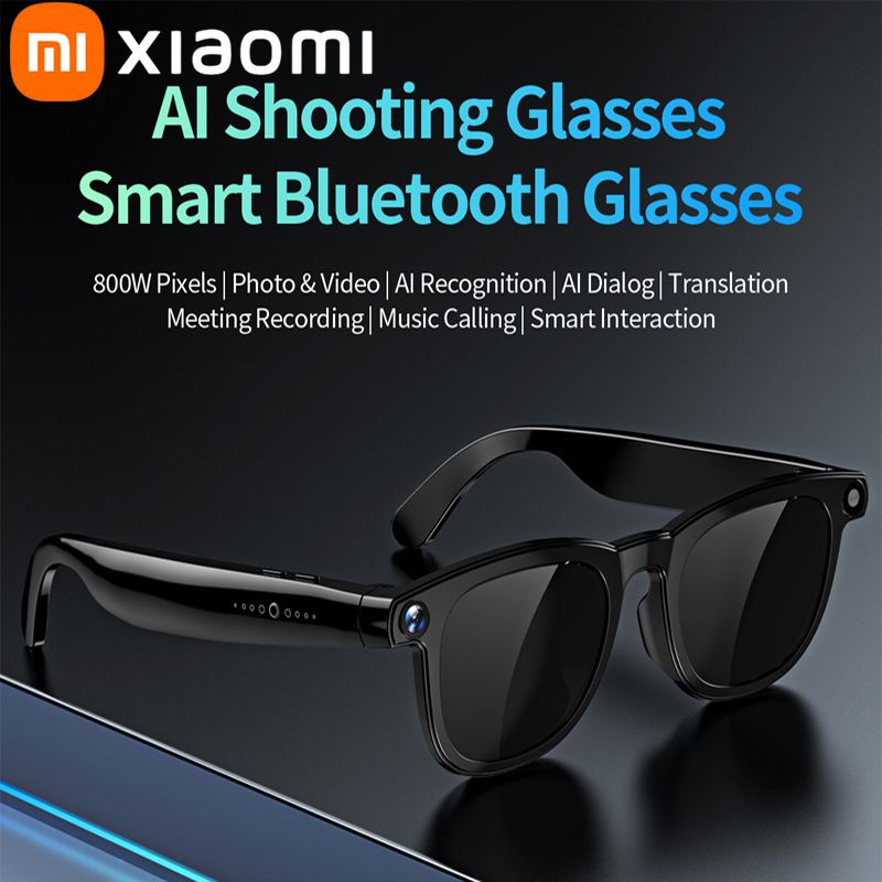 Xiaomi Cy01 Glasses Ai Intelligent Glasses 800w Hd Camera Black Technology Picture Translation Video Call Photography
