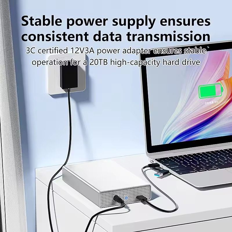 SAS/SATA mobile hard drive case 2.5/3 inch desktop notebook, all metal solid state drive case