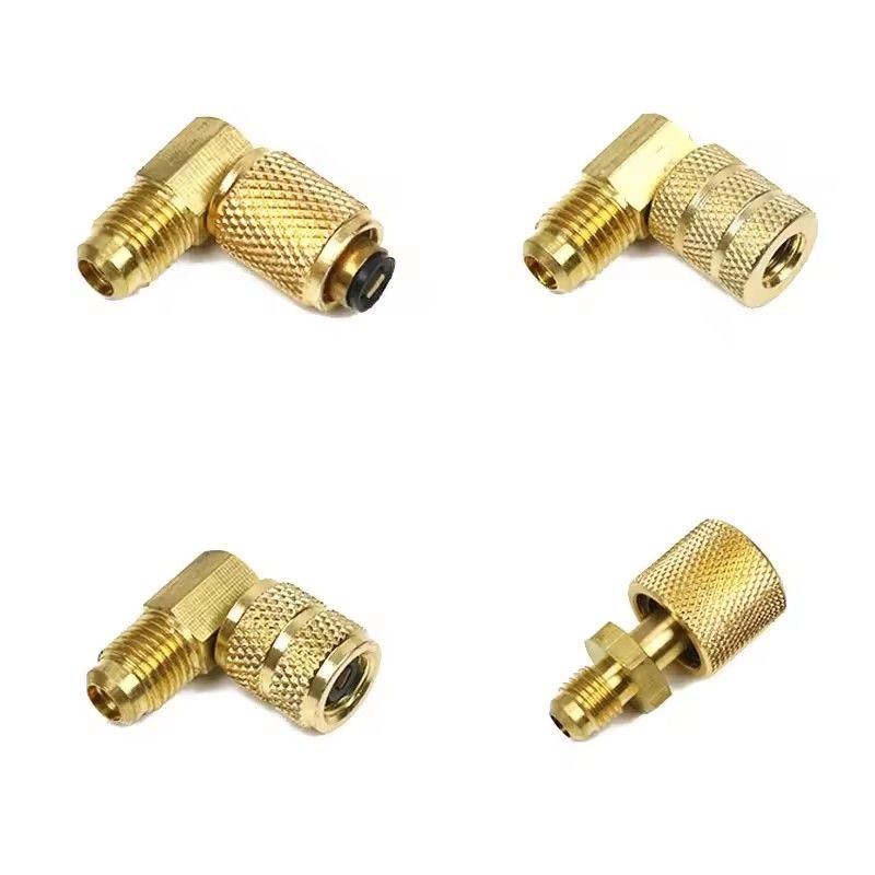 Automotive Conditioning Adapter Multi-purposes Car A/C Air Conditioner Refrigeration R134A R12 Converting Adapter Hose 8pcs/Set