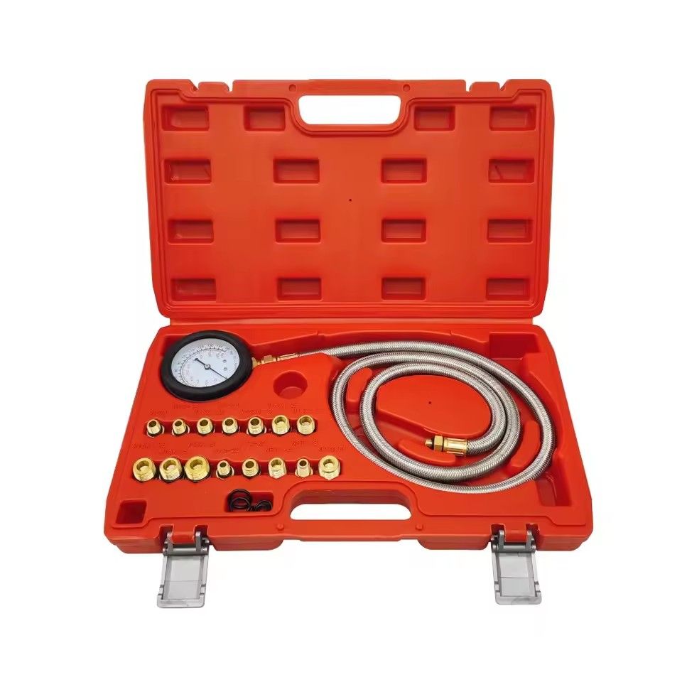 0-150 PSI Engine Fuel Injector Pump Pressure Tester Gauge Kit Oil Pressure Tester Tool Kit