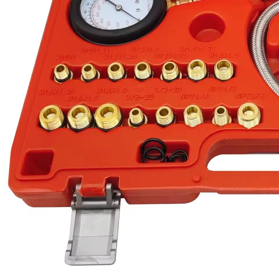 0-150 PSI Engine Fuel Injector Pump Pressure Tester Gauge Kit Oil Pressure Tester Tool Kit