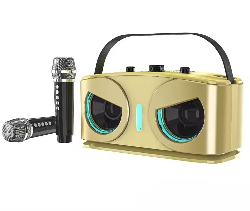 Owls 20W Powerful Wireless Bluetooth Speaker with Dual Mics Portable HIFI Sound Outdoor Family Party Karaoke Subwoofer Box Gifts