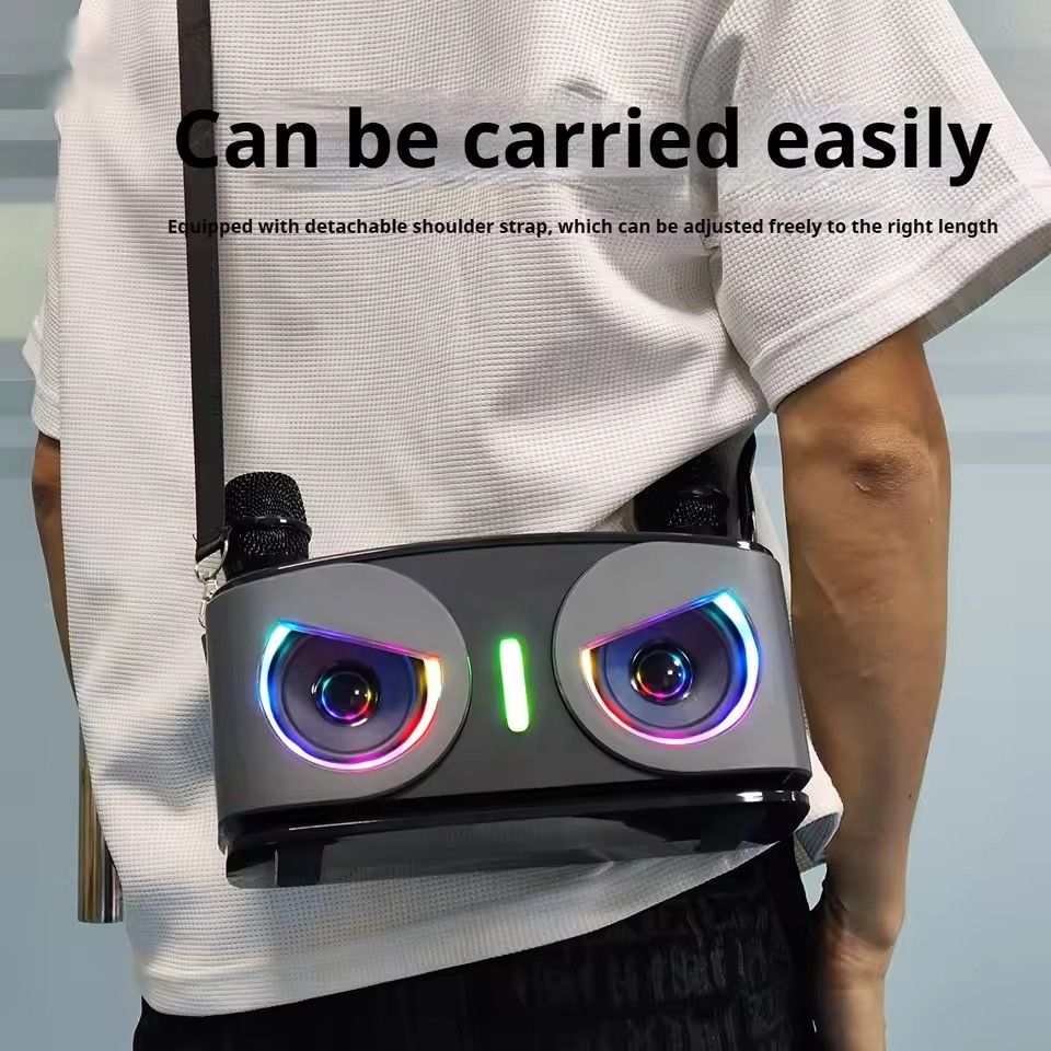 Owls 20W Powerful Wireless Bluetooth Speaker with Dual Mics Portable HIFI Sound Outdoor Family Party Karaoke Subwoofer Box Gifts