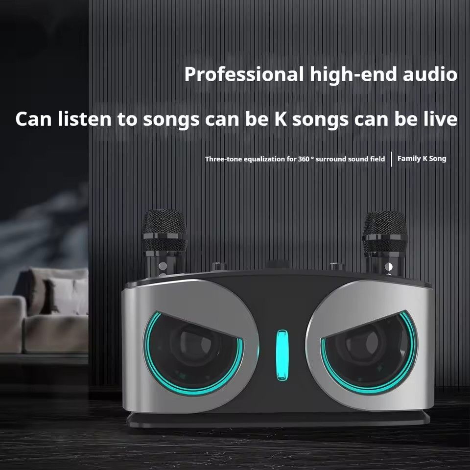 Owls 20W Powerful Wireless Bluetooth Speaker with Dual Mics Portable HIFI Sound Outdoor Family Party Karaoke Subwoofer Box Gifts