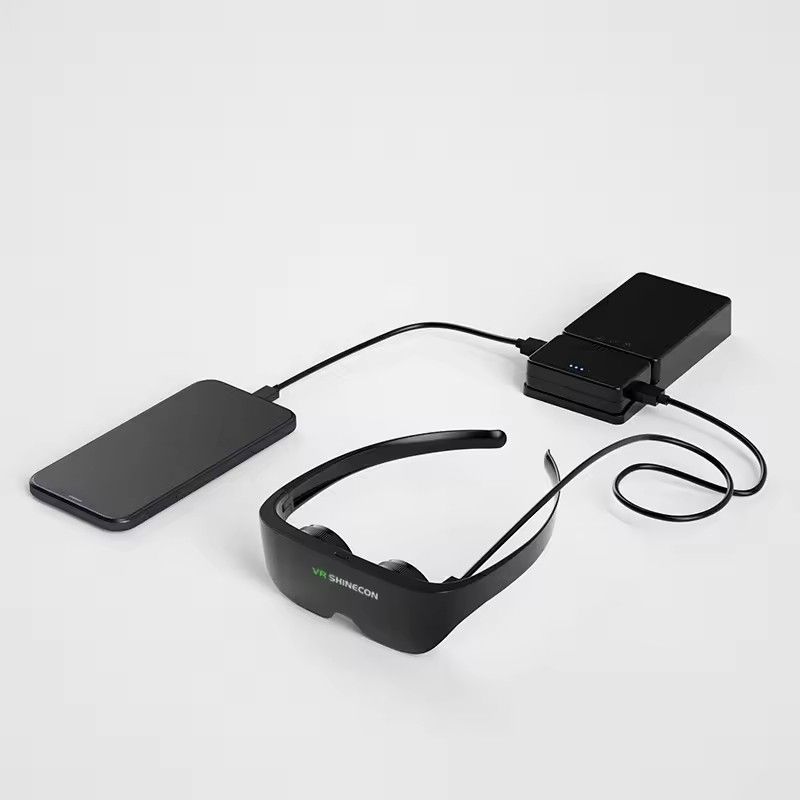 VR shineccon All-In-One 3D Glasses SC-AI08 XR Smart Glasses 700° Myopia Adjustment for Watch TV / Watch Movies / Game