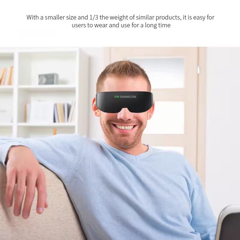 VR shineccon All-In-One 3D Glasses SC-AI08 XR Smart Glasses 700° Myopia Adjustment for Watch TV / Watch Movies / Game