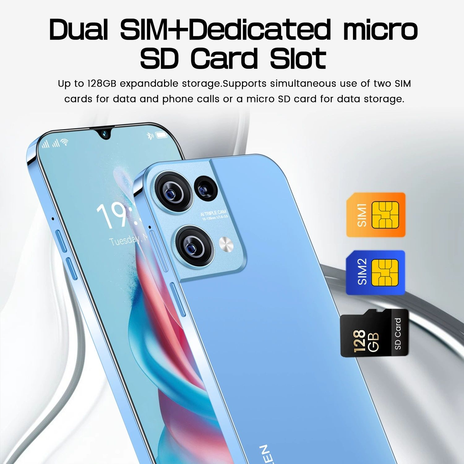 Mobile Reno9 Pro Android integrated device with 16GB RAM and 1TB storage. The original source of the smartphone.