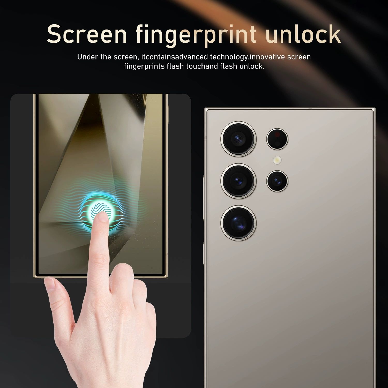 S24 Ultra+ 7.3-inch large screen 4G global version e-commerce Android smart phone【4+128GB】