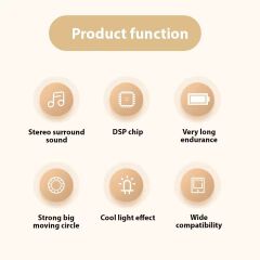 Karaoke Machine Mini Wireless Microphone and Speaker Set with 2 Microphones 4Ω 6W Speaker 8W Horn 1200mAh Speaker Battery