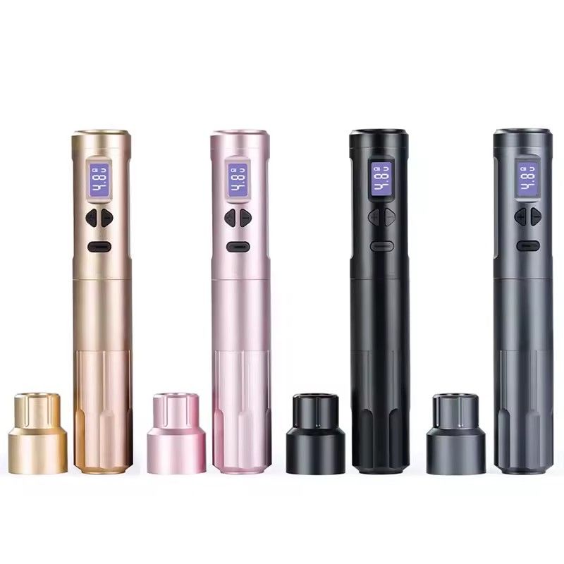 New upgrade K6003 Wired Wireless Tattoo Machine 3.5mm stroke Tattoo Pen With 2 Battery Packs For Eyebrow Permanent Makeup