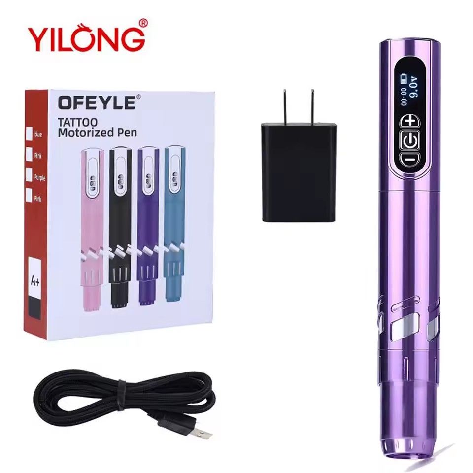 Professional Wireless PMU Tattoo Machine Electric Mute Nano Permanent Makeup Eyebrow Pen for Precision Skin Art