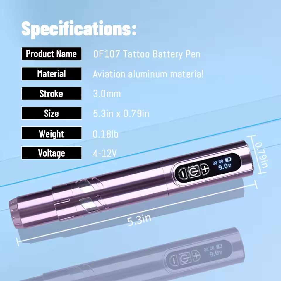 Professional Wireless PMU Tattoo Machine Electric Mute Nano Permanent Makeup Eyebrow Pen for Precision Skin Art