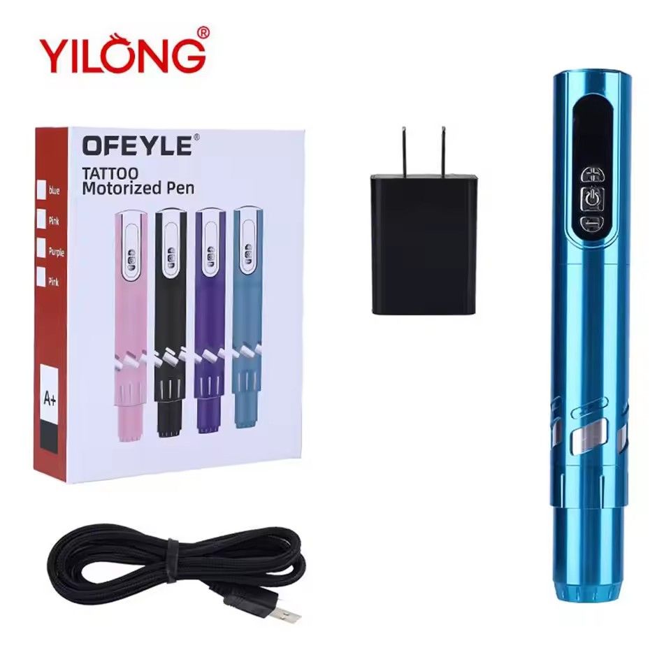 Professional Wireless PMU Tattoo Machine Electric Mute Nano Permanent Makeup Eyebrow Pen for Precision Skin Art