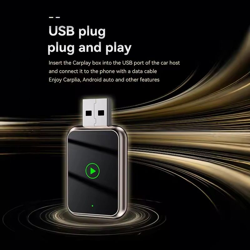Wireless CarPlay Android Auto Apple Carplay Wireless Android Auto Mini Car Play Adapter 2in1 AI Smart Box Bluetooth for The Car