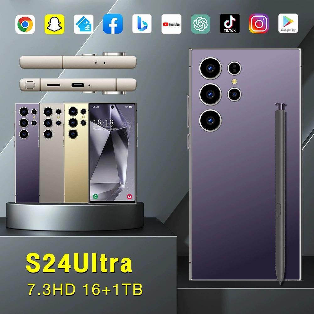 New S24 Ultra Unlocked Phone Incell Big Screen 2+16G Built-in Stylus Android Global Version