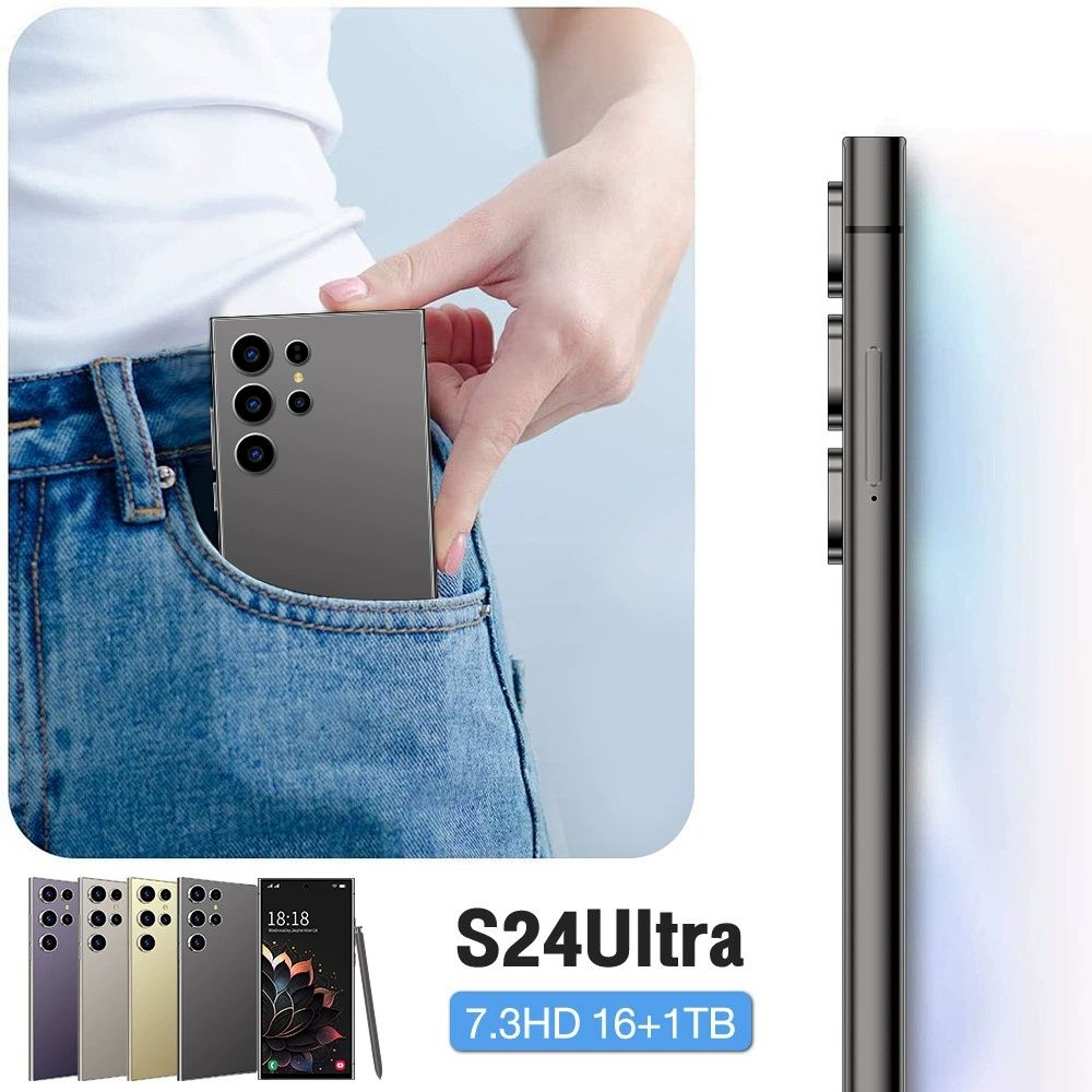 New S24 Ultra Unlocked Phone Incell Big Screen 2+16G Built-in Stylus Android Global Version