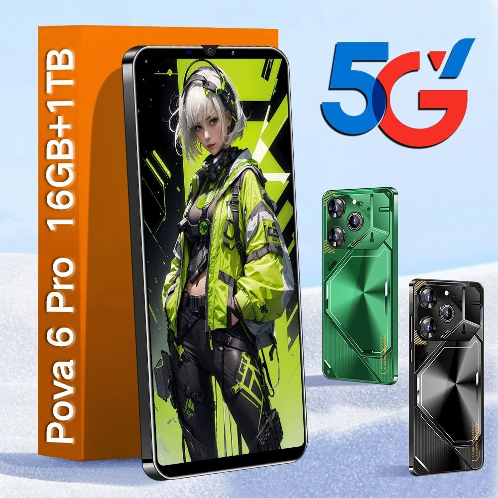 New Pova6 Pro Unlocked Phone 5.5" IPS Screen 1+16G Android 8.1 Global Version