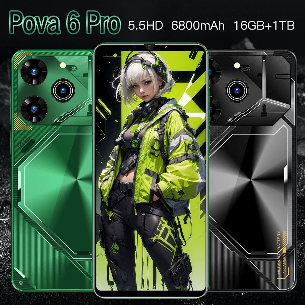 New Pova6 Pro Unlocked Phone 5.5" IPS Screen 1+16G Android 8.1 Global Version