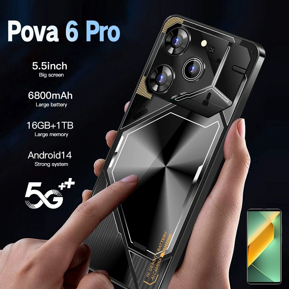 New Pova6 Pro Unlocked Phone 5.5" IPS Screen 1+16G Android 8.1 Global Version