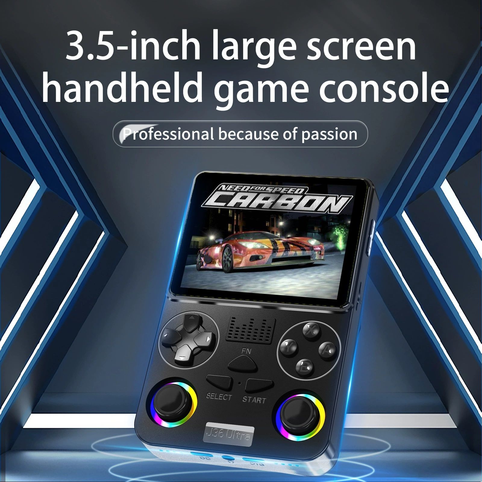 2026 J36 Ultra Global Battle PSP Games Android Handheld Gaming Console WiFi Connectivity Portable Retro Arcade Games Nostalgic