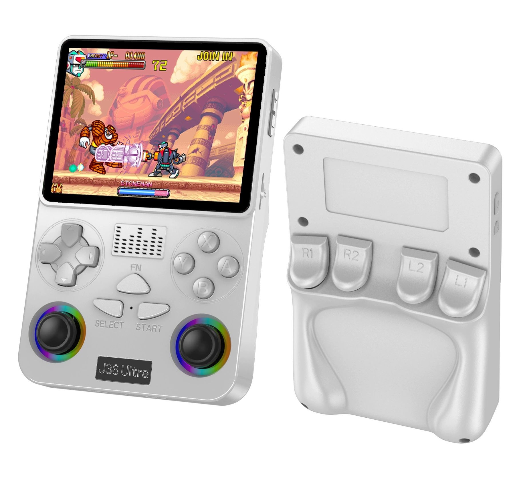 2026 J36 Ultra Global Battle PSP Games Android Handheld Gaming Console WiFi Connectivity Portable Retro Arcade Games Nostalgic
