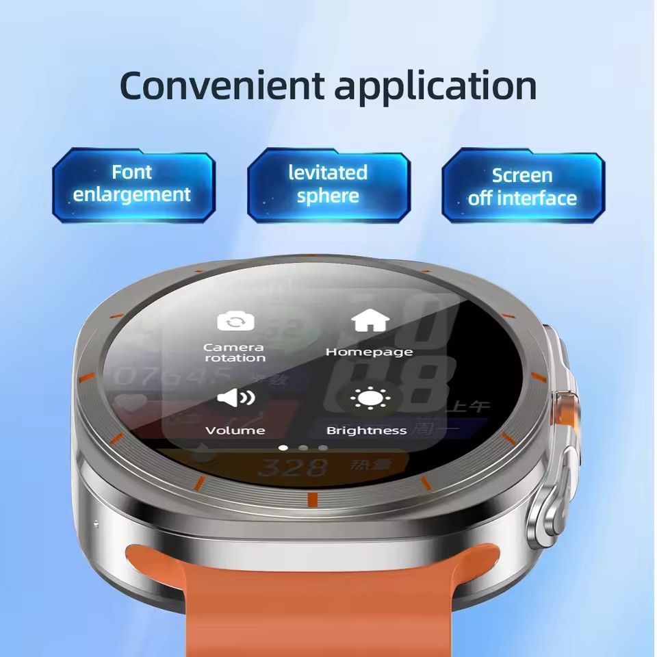 Watch Ultra 5G Smart Watch Amoled Android 12.0 System Rotary Camera GPS WIFI App Download Global Calling 16GB+256GB Smartwatch