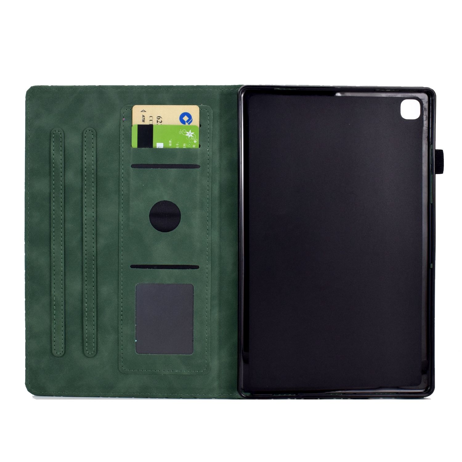 (DUO DUO 2024)-Tablet Case Luxury Leather Wallet Stand Tablet for Samsung Galaxy Tab A7 2020 T500/T505 Tablet Cover
