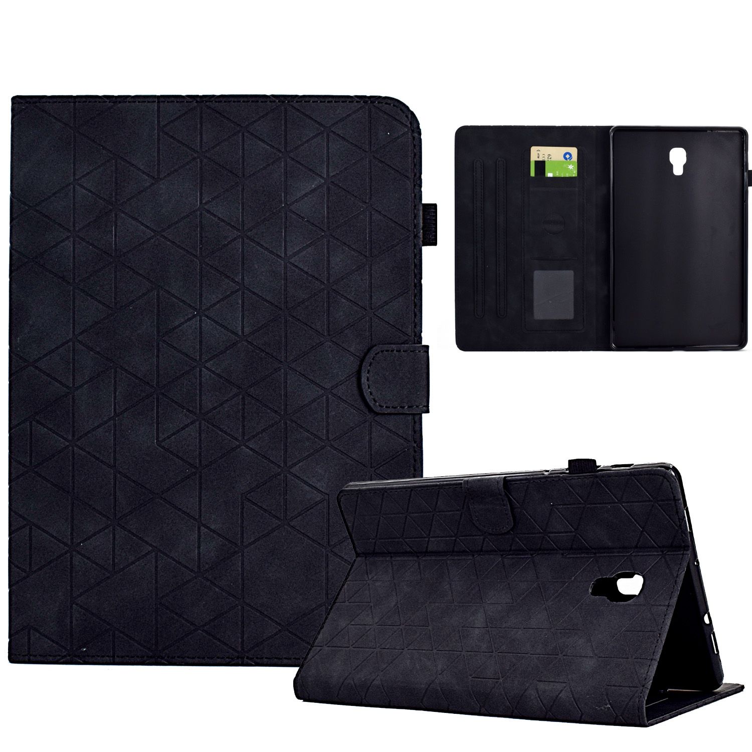 (DUO DUO 2024)-Tablet Case Luxury Leather Wallet Stand Tablet for Samsung Galaxy Tab A 10.5 T590/T595 Tablet Cover