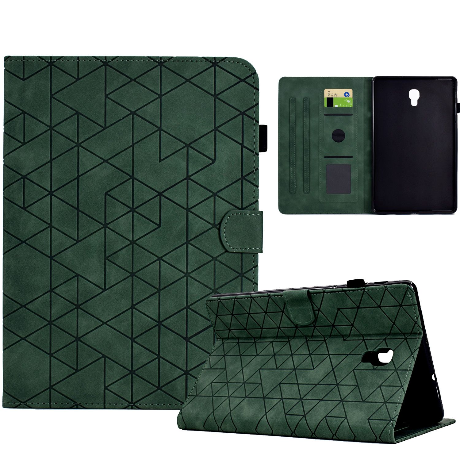 (DUO DUO 2024)-Tablet Case Luxury Leather Wallet Stand Tablet for Samsung Galaxy Tab A 10.5 T590/T595 Tablet Cover