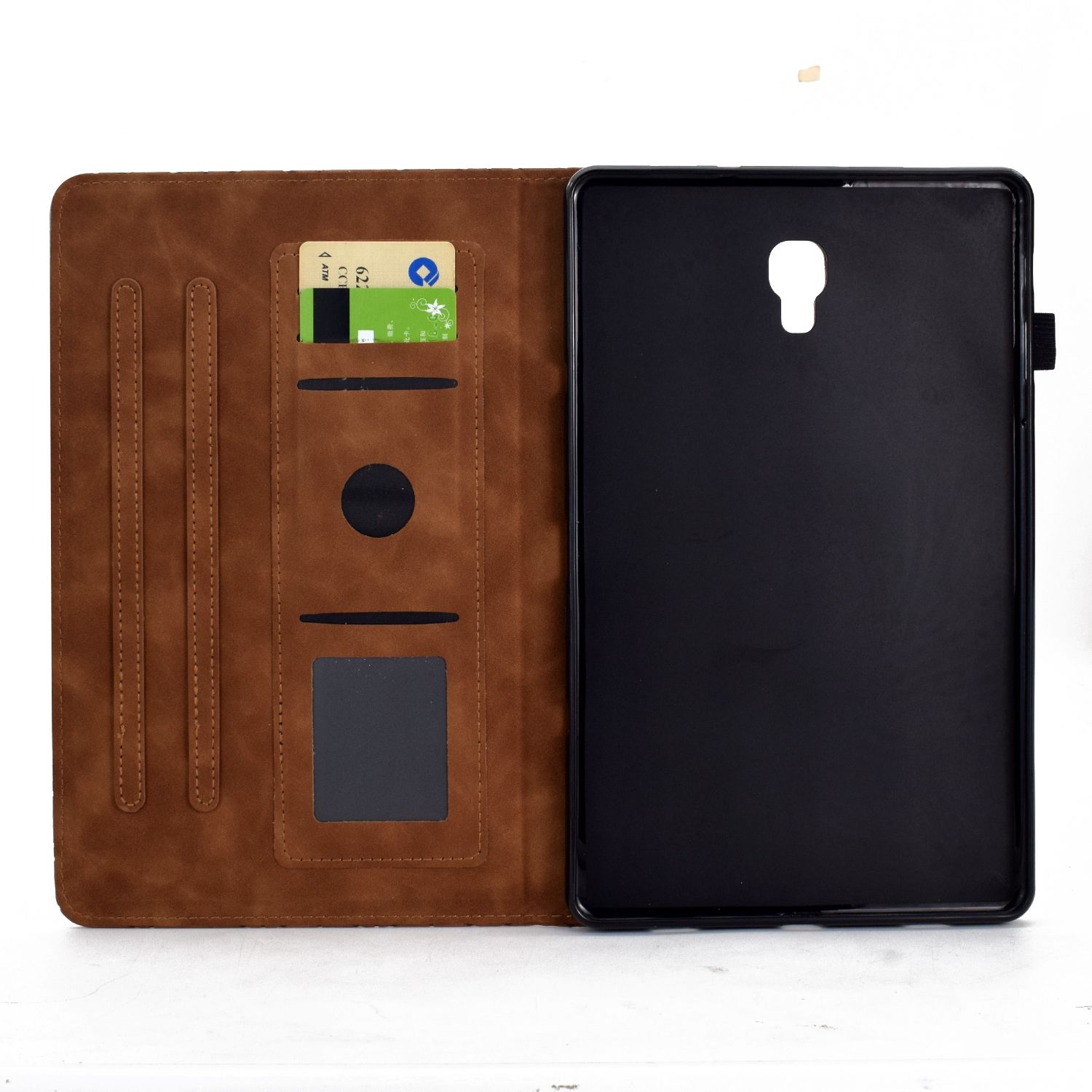 (DUO DUO 2024)-Tablet Case Luxury Leather Wallet Stand Tablet for Samsung Galaxy Tab A 10.5 T590/T595 Tablet Cover