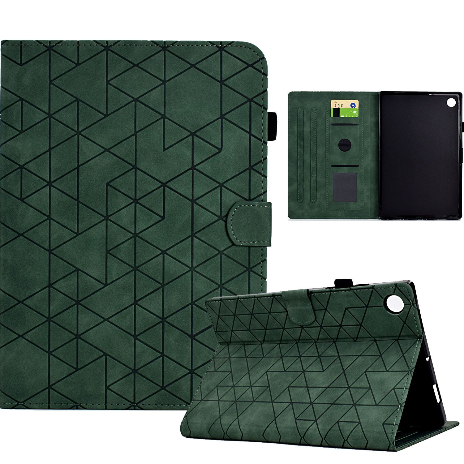 ​(DUO DUO 2024)-Flip Leather Cards Solt Wallet Book Case for Samsung Galaxy Tab A8 2021 X200/X205 Tablet Cover