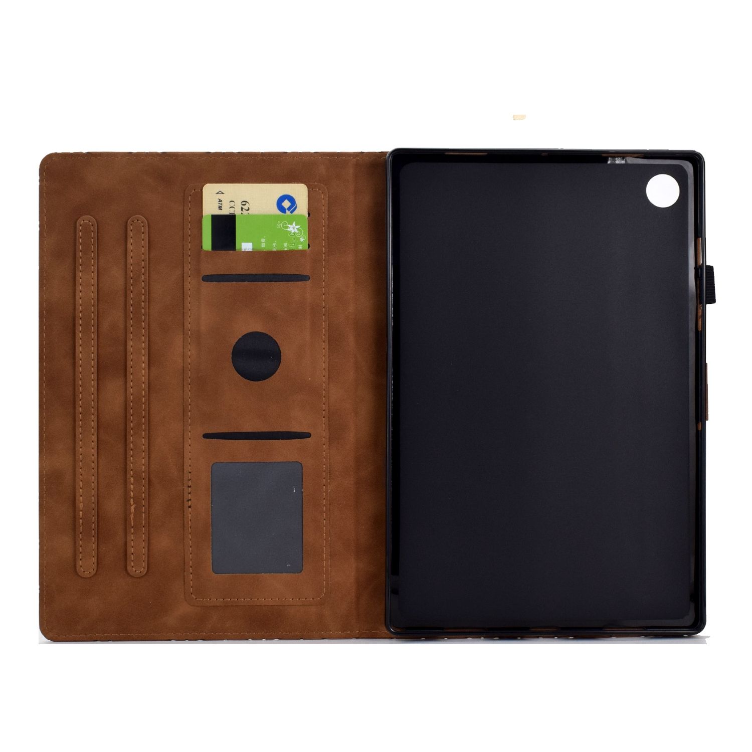 ​(DUO DUO 2024)-Flip Leather Cards Solt Wallet Book Case for Samsung Galaxy Tab A8 2021 X200/X205 Tablet Cover