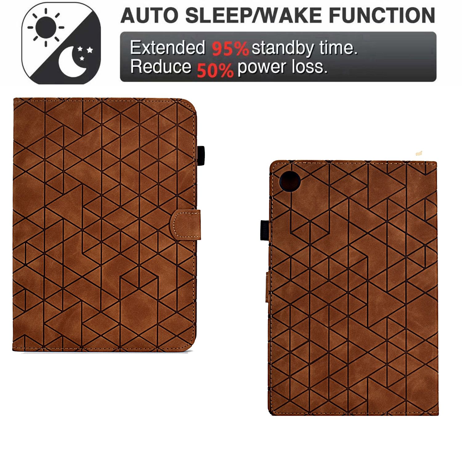 ​(DUO DUO 2024)-Flip Leather Cards Solt Wallet Book Case for Samsung Galaxy Tab A8 2021 X200/X205 Tablet Cover