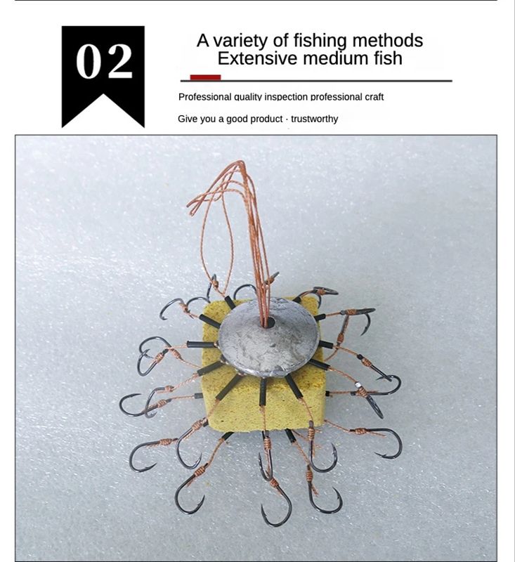 2pcs/Lot Carp Bait Fishhooks for Fishing Flap Explosion String Hook Prevent Winding PE Lines With Hose Carbon Steel Hooks Pesca