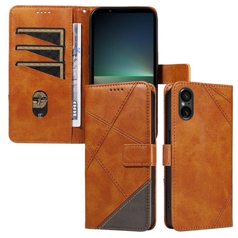 PU Leather Wallet Case For Sony  xperia 5V Flip Stand Card Book Phone Cover