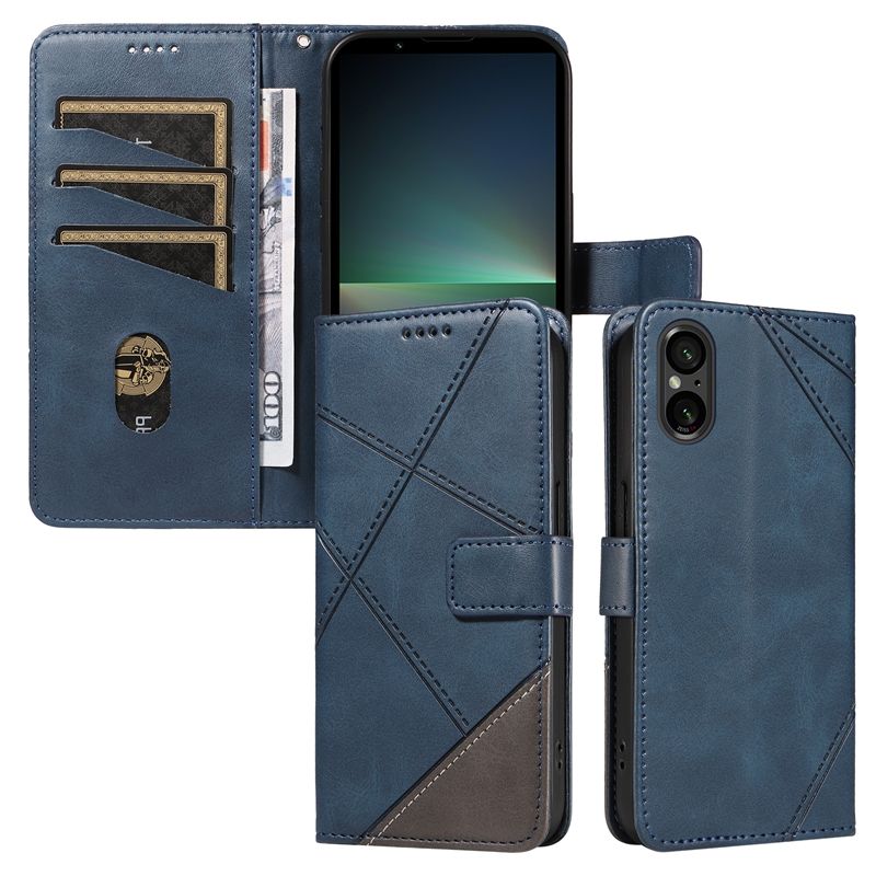 PU Leather Wallet Case For Sony  xperia 5V Flip Stand Card Book Phone Cover