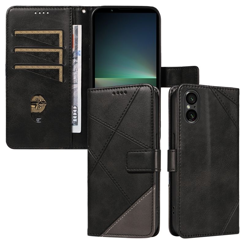 PU Leather Wallet Case For Sony  xperia 5V Flip Stand Card Book Phone Cover