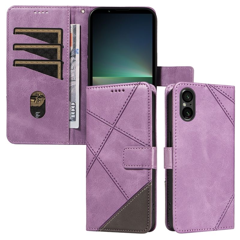 PU Leather Wallet Case For Sony  xperia 5V Flip Stand Card Book Phone Cover