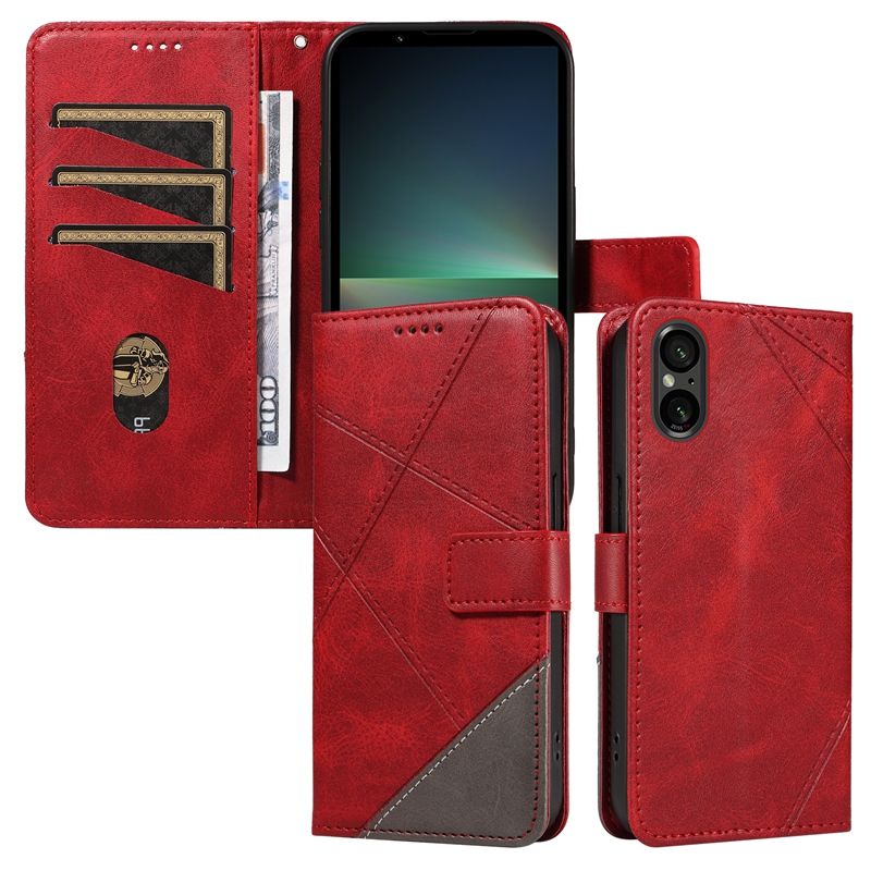 PU Leather Wallet Case For Sony  xperia 5V Flip Stand Card Book Phone Cover