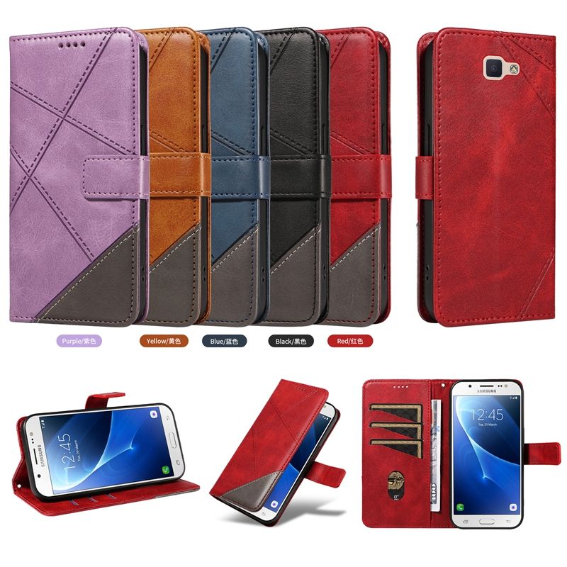 PU Leather Wallet Case For Samsung Galaxy  J5 Prime Flip Stand Card Book Phone Cover