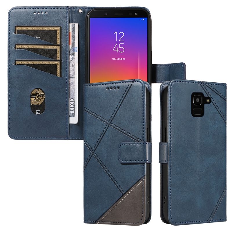 PU Leather Wallet Case For Samsung Galaxy J6 prime /J6 plus /J610F Flip Stand Card Book Phone Cover
