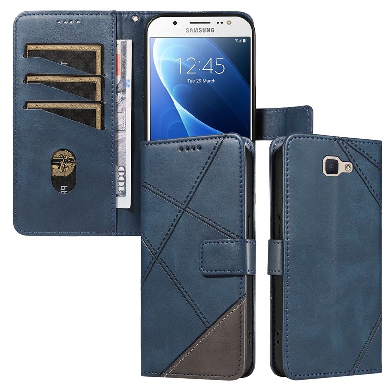 PU Leather Wallet Case For Samsung Galaxy J7 Prime Flip Stand Card Book Phone Cover