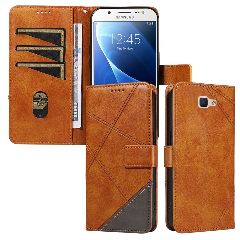 PU Leather Wallet Case For Samsung Galaxy J7 Prime Flip Stand Card Book Phone Cover